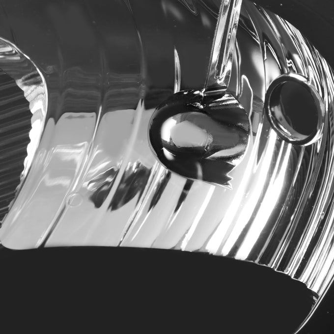 D-Motoring - Headlights - Black Housing - Clear Corner - Plug-n-Play - Pair - 04-08 Pontiac Grand Prix - 2
