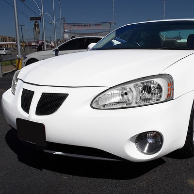 D-Motoring - Headlights - Chrome Housing - Clear Lens - Amber Corner - Plug-n-Play - Pair - 04-08 Pontiac Grand Prix - 6