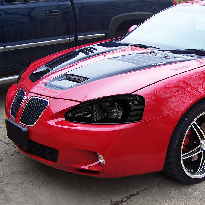 D-Motoring - Headlights - Smoked Lens - Clear Corner - Plug-n-Play - Pair - 04-08 Pontiac Grand Prix - 5