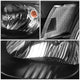 D-Motoring - Headlights - Black Housing - Clear Lens - Clear Corner - Plug-n-Play - Pair - 03-07 Saturn Ion - 3