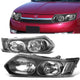 03-07 Saturn Ion Headlights - Black Housing - Clear Lens - Clear Corner - Plug-n-Play - Pair