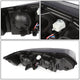 D-Motoring - Headlights - Chrome Housing - Clear Corner - Plug-n-Play - Pair - 03-07 Saturn Ion - 4