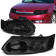 03-07 Saturn Ion Headlights - Smoked Housing - Smoked Lens - Clear Corner - Plug-n-Play - Pair