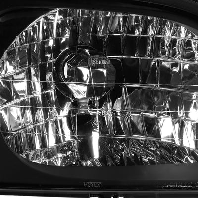 D-Motoring - Headlights - Black Housing - Clear Lens - Amber Corner - Plug-n-Play - Pair - 00-04 Subaru Legacy GT - 3