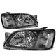 D-Motoring - Headlights - Black Housing - Clear Corner - Plug-n-Play - Pair - 00-04 Subaru Legacy GT - 1