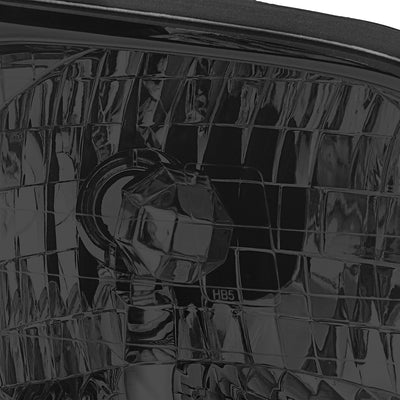 D-Motoring - Headlights - Smoked Lens - Clear Corner - Plug-n-Play - Pair - 00-04 Subaru Legacy GT - 2