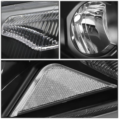 D-Motoring - 03-05 Toyota 4Runner Headlights - Clear Lens - Clear Corner - Plug-n-Play - Pair - 4