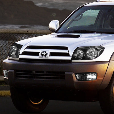 D-Motoring - 03-05 Toyota 4Runner Headlights - Clear Lens - Clear Corner - Plug-n-Play - Pair - 7