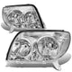 D-Motoring - Headlights - Clear Lens - Clear Corner - Plug-n-Play - Pair - 03-05 Toyota 4Runner - 1