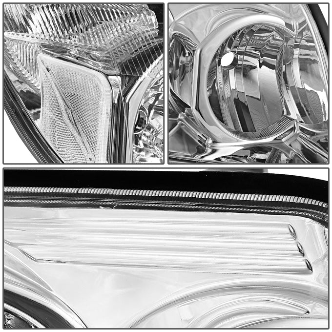 D-Motoring - Headlights - Clear Lens - Clear Corner - Plug-n-Play - Pair - 03-05 Toyota 4Runner - 4