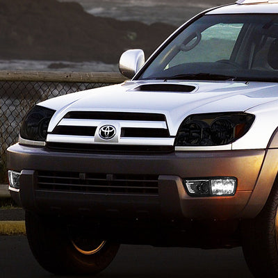 D-Motoring - Headlights - Smoked Lens - Amber Corner - Plug-n-Play - Pair - 03-05 Toyota 4Runner - 5