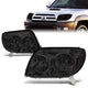 03-05 Toyota 4Runner Headlights - Smoked Housing - Smoked Lens - Amber Corner - Plug-n-Play - Pair