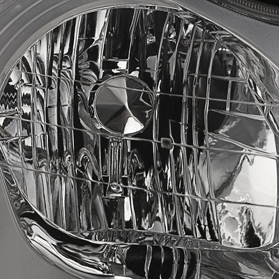 D-Motoring - Headlights - Chrome Housing - Amber Corner - Plug-n-Play - Pair - 00-04 Toyota Avalon - 3