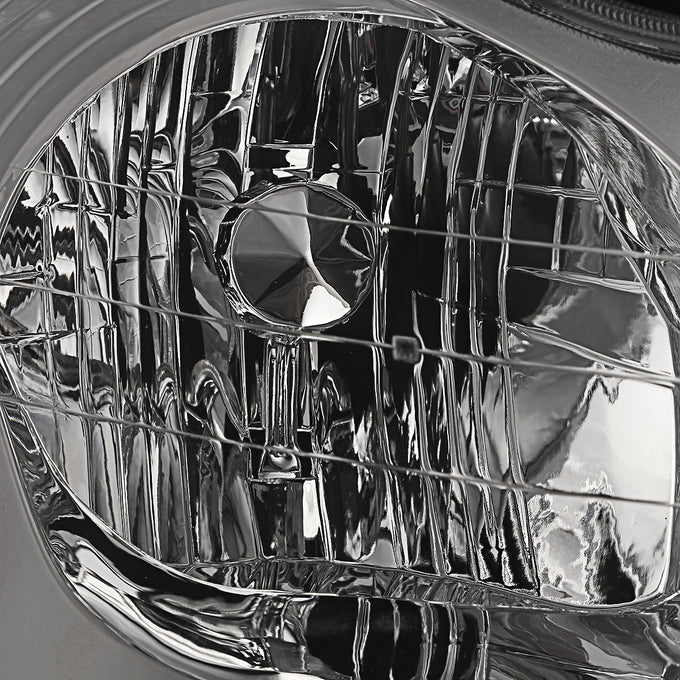 D-Motoring - Headlights - Chrome Housing - Amber Corner - Plug-n-Play - Pair - 00-04 Toyota Avalon - 3