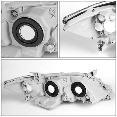D-Motoring - Headlights - Chrome Housing - Projector - Plug-n-Play - Pair - 07-09 Toyota Camry - 4