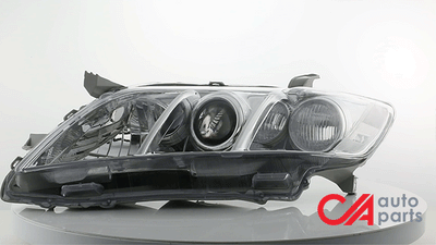 D-Motoring - Headlights - Chrome Housing - Projector - Plug-n-Play - Pair - 07-09 Toyota Camry - 2