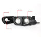D-Motoring - Headlights - Black Housing - Clear Lens - Amber Corner - Plug-n-Play - Pair - 93-97 Toyota Corolla - 6
