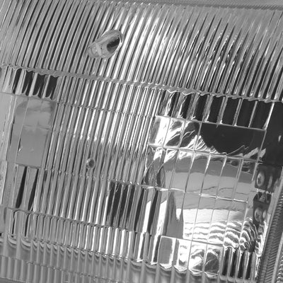 D-Motoring - Headlights - Chrome Housing - Clear Lens - Clear Corner - Plug-n-Play - Pair - 93-97 Toyota Corolla - 3