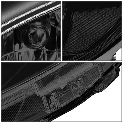 D-Motoring - 08-10 Toyota Highlander  Headlights - Smoked Housing - Plug-n-Play - Pair - 3