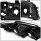 D-Motoring - Headlights - Black Housing - Clear Lens - Clear Corner - Plug-n-Play - Pair - 04-06 Toyota Highlander - 5