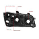D-Motoring - Headlights - Black Housing - Clear Lens - Clear Corner - Plug-n-Play - Pair - 04-06 Toyota Highlander - 6