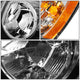 D-Motoring - Headlights - Black Housing - Clear Lens - Amber Corner - Plug-n-Play - Pair - 01-03 Toyota Highlander - 4