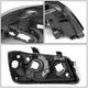 D-Motoring - Headlights - Smoked Lens - Clear Corner - Plug-n-Play - Pair - 01-03 Toyota Highlander - 4