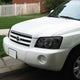 D-Motoring - Headlights - Smoked Lens - Clear Corner - Plug-n-Play - Pair - 01-03 Toyota Highlander - 5