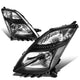 D-Motoring - Headlights - Black Housing - Clear Corner - Plug-n-Play - Pair - 06-09 Toyota Prius - 1
