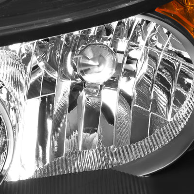 D-Motoring - Headlights - Black Housing - Amber Corner - Plug-n-Play - Pair - 06-08 Toyota RAV4 - 2