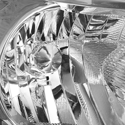 D-Motoring - Headlights - Chrome Housing - Clear Lens - Clear Corner - Plug-n-Play - Pair - 06-08 Toyota RAV4 - 2