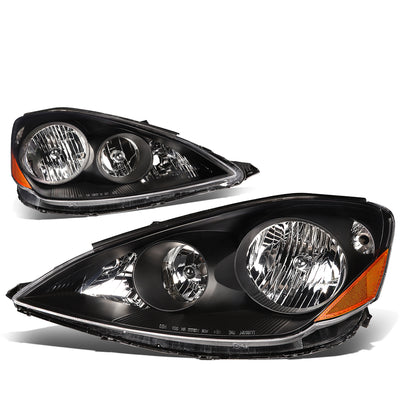 D-Motoring - Headlights - Black Housing - Amber Corner - Plug-n-Play - Pair - 06-10 Toyota Sienna - 3