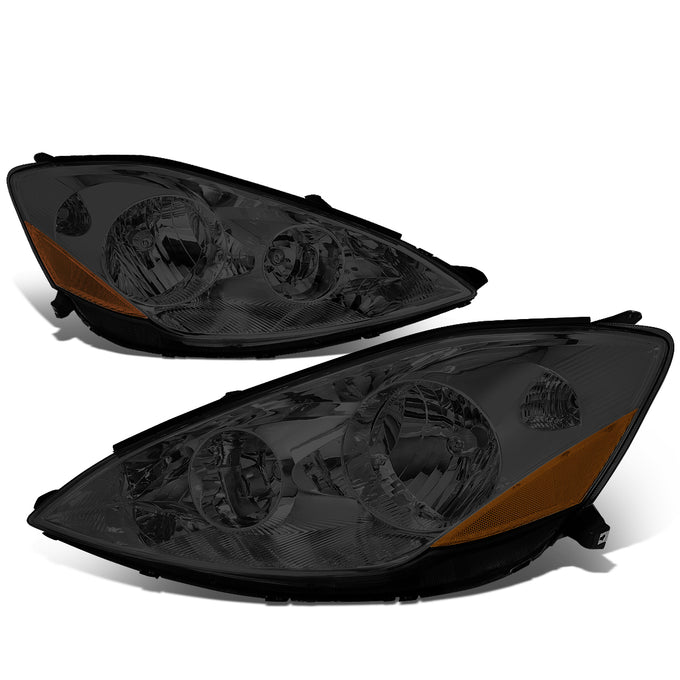 D-Motoring - 06-10 Toyota Sienna Headlights - Chrome Housing - Smoked Lens - Amber Corner - Plug-n-Play - Pair - 1