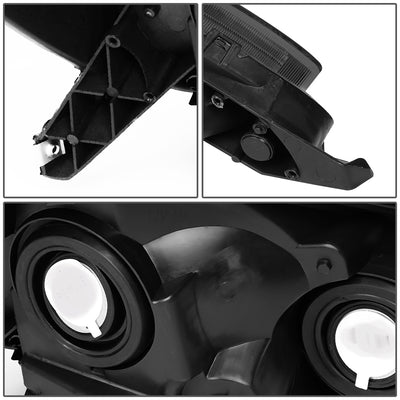 D-Motoring - 06-10 Toyota Sienna Headlights - Chrome Housing - Smoked Lens - Amber Corner - Plug-n-Play - Pair - 5