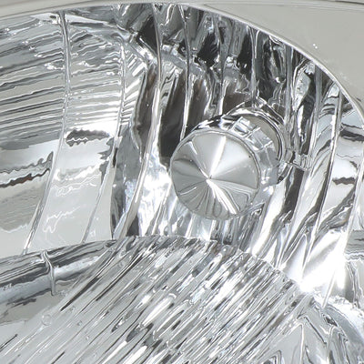 D-Motoring - Headlights - Chrome Housing - Amber Corner - Plug-n-Play - Pair - 04-05 Toyota Sienna - 2