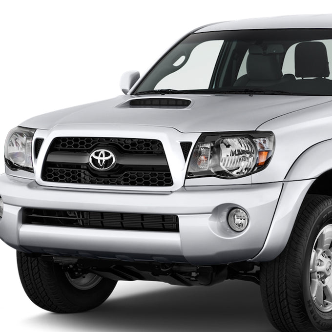 D-Motoring - Headlights - Black Housing - Amber Corner - Plug-n-Play - Pair - 05-11 Toyota Tacoma - 5