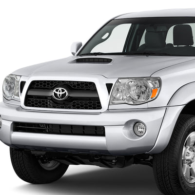 D-Motoring - Headlights - Chrome Housing - Clear Lens - Amber Corner - Plug-n-Play - Pair - 05-11 Toyota Tacoma - 7
