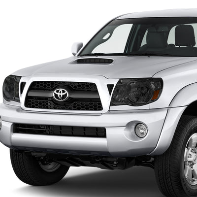 D-Motoring - Headlights - Smoked Lens - Amber Corner - Plug-n-Play - Pair - 05-11 Toyota Tacoma - 5
