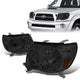 05-11 Toyota Tacoma Headlights - Smoked Housing - Smoked Lens - Amber Corner - Plug-n-Play - Pair
