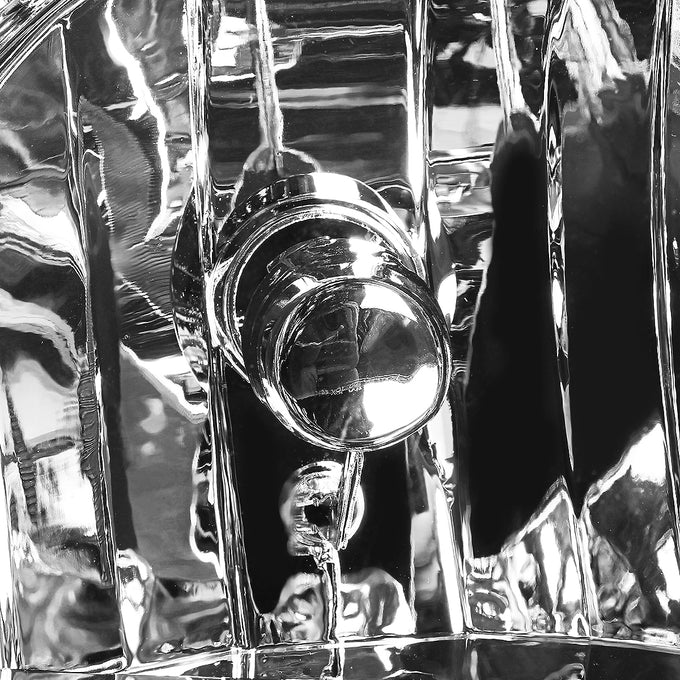 D-Motoring - Headlights - Chrome Housing - Clear Lens - Clear Corner - Plug-n-Play - Pair - 99-05 Volkswagen Jetta - 2