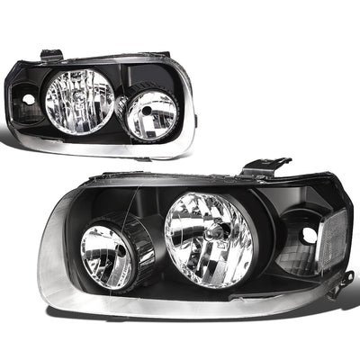 D-Motoring - Headlights - Black Housing - Clear Corner - Plug-n-Play - Pair - 05-07 Ford Escape - 1