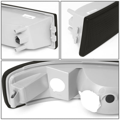 D-Motoring - Headlights - Black Housing - Smoked Lens - Plug-n-Play - Pair - Chevy Express(GMC Savana) 1500 / 2500 / 3500 - 5