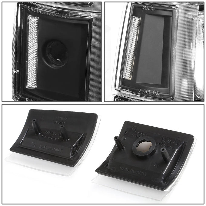 D-Motoring - Headlights - Black Housing - Plug-n-Play - Pair - 94-00 CHEVY C/K - 4