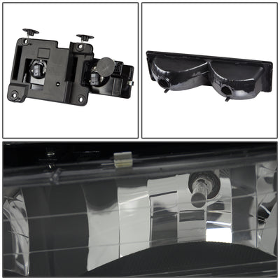 D-Motoring - Headlights - Black Housing - Plug-n-Play - Pair - Chevrolet C1500 Pickup / Suburban / C2500 Pickup / Suburban / C3500 Pickup / K1500 Pickup - 3