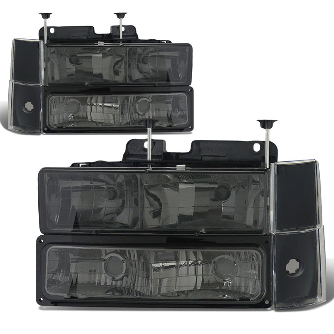D-Motoring - Headlights - Plug-n-Play - Pair - Chevrolet C1500 Pickup / Suburban / C2500 Pickup / Suburban / C3500 Pickup / K1500 Pickup - 3