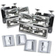 D-Motoring - Headlights - Chrome Housing - Plug-n-Play - Pair - 94-99 Chevrolet C1500 Pickup / Suburban / C2500 Pickup / GMC C1500 Pickup / Suburban / C2500 Pickup - 3