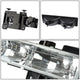 D-Motoring - Headlights - Chrome Housing - Plug-n-Play - Pair - 94-99 Chevrolet C1500 Pickup / Suburban / C2500 Pickup / GMC C1500 Pickup / Suburban / C2500 Pickup - 4