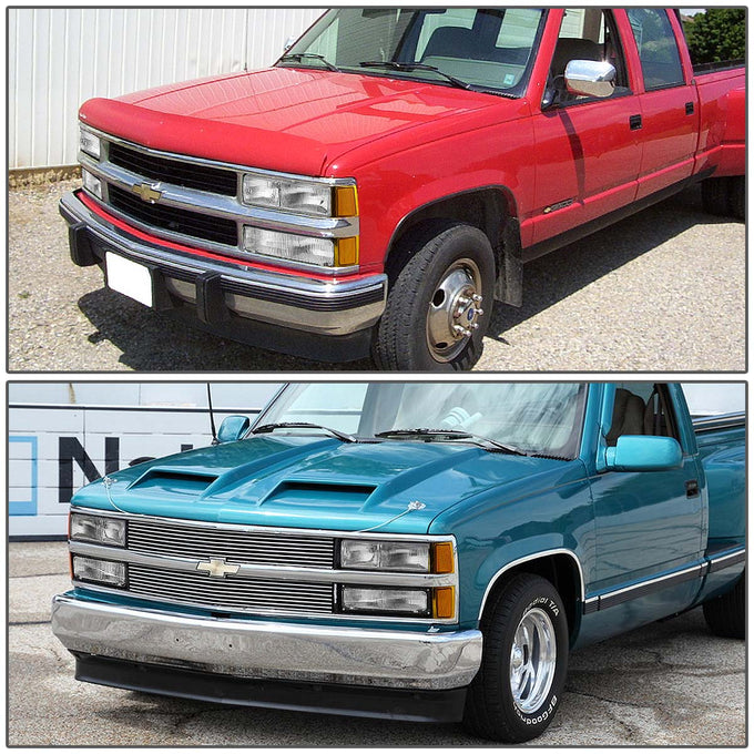 D-Motoring - Headlights+Bumper Lights+Corner Lights Assembly - Chrome Housing - Plug-n-Play - Pair - Chevrolet C1500 Pickup / Suburban / C2500 Pickup / GMC C1500 Pickup / Suburban / C2500 Pickup - 5