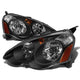 D-Motoring - Headlights - Black Housing - Amber Corner - Plug-n-Play - Pair - 2-04 Acura RSX - 1