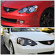 D-Motoring - Headlights - Black Housing - Amber Corner - Plug-n-Play - Pair - 2-04 Acura RSX - 3